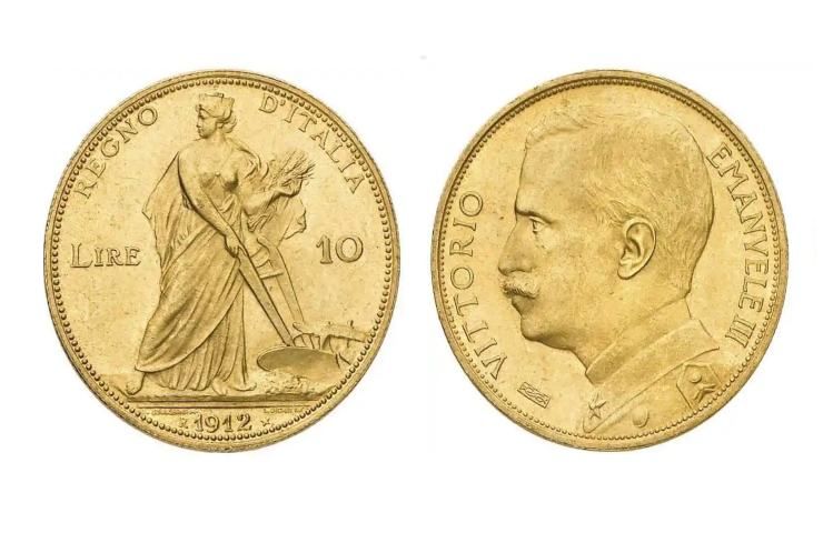 La 10 lire Aratrice