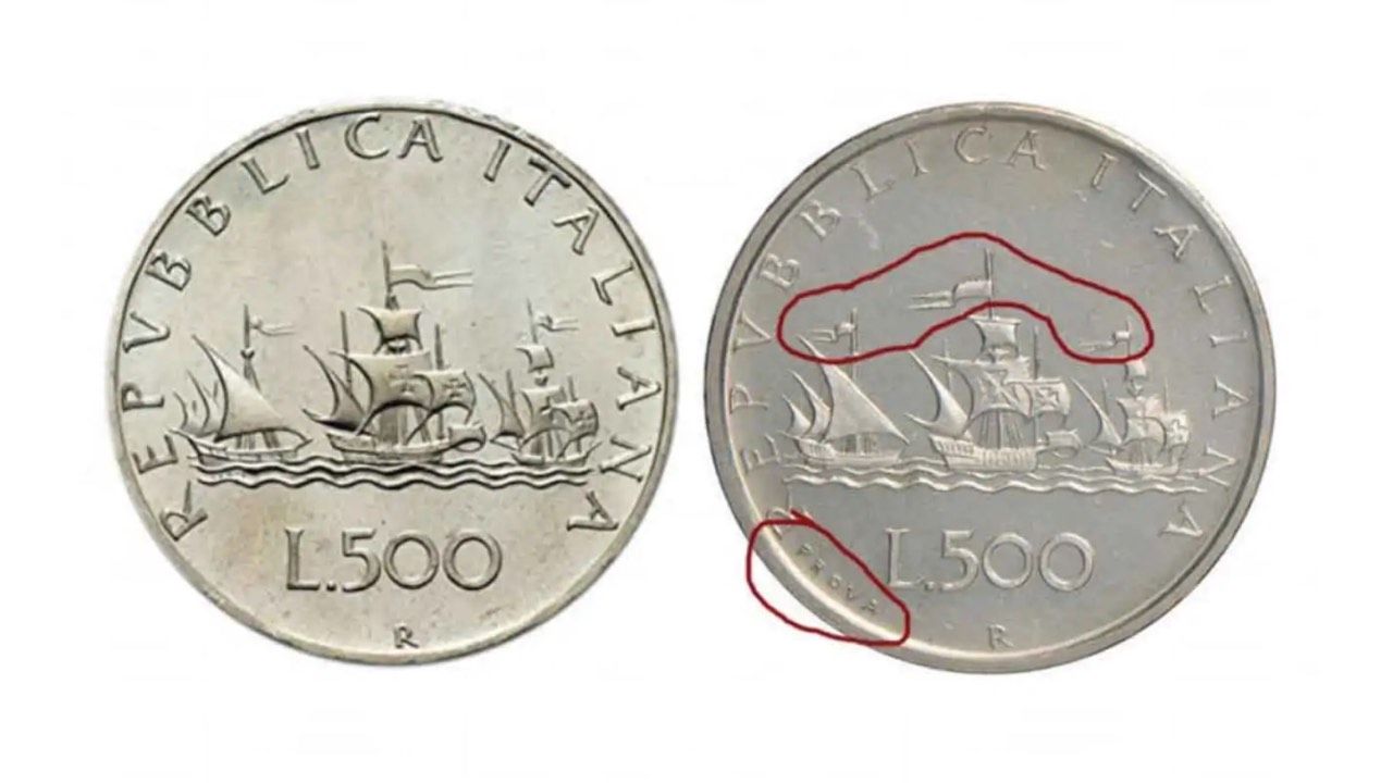 500 lire caravella