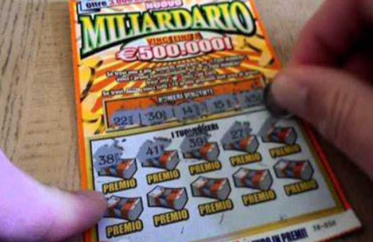 Gratta e vinci, Miliardario