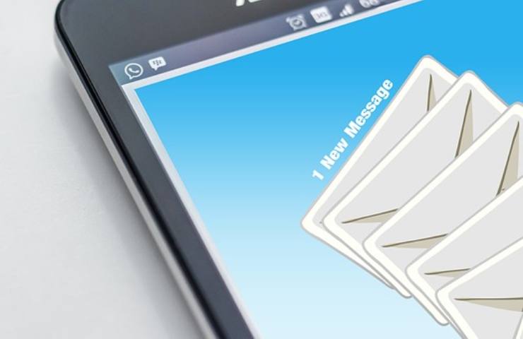 Arrivo di e-mail e messaggi