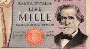 1.000 lire Giuseppe Verdi e il loro vero valore. Una cifra indefinita