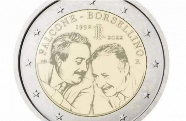 moneta 2 euro omaggio falcone borsellino