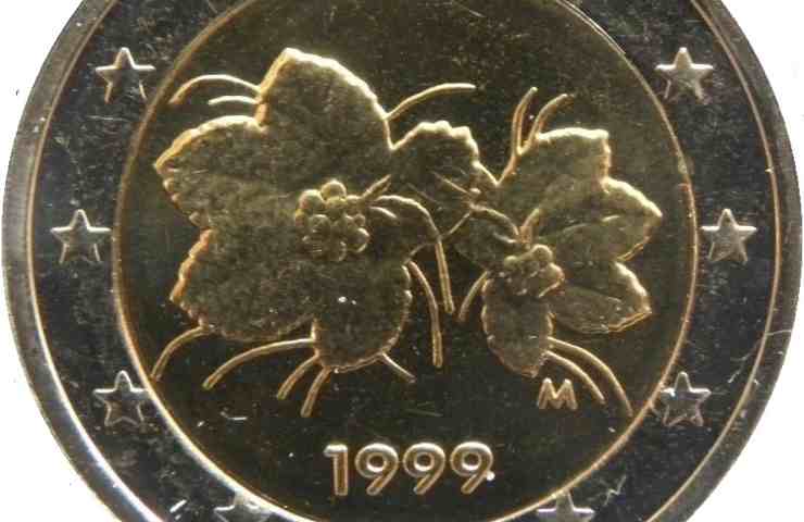 moneta 2 euro fiori