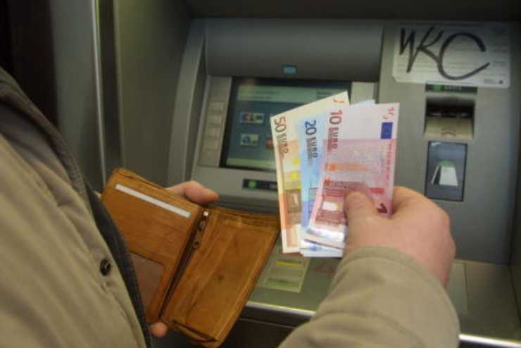 Prelievo sportello o bancomat