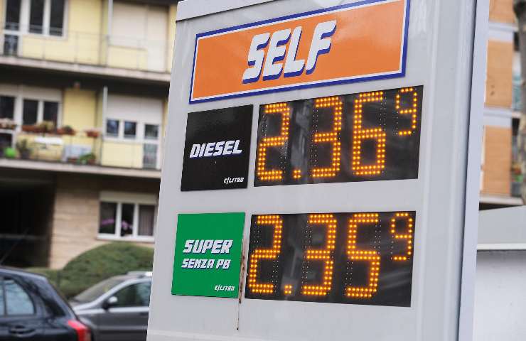 Prezzi attuali di benzina e diesel