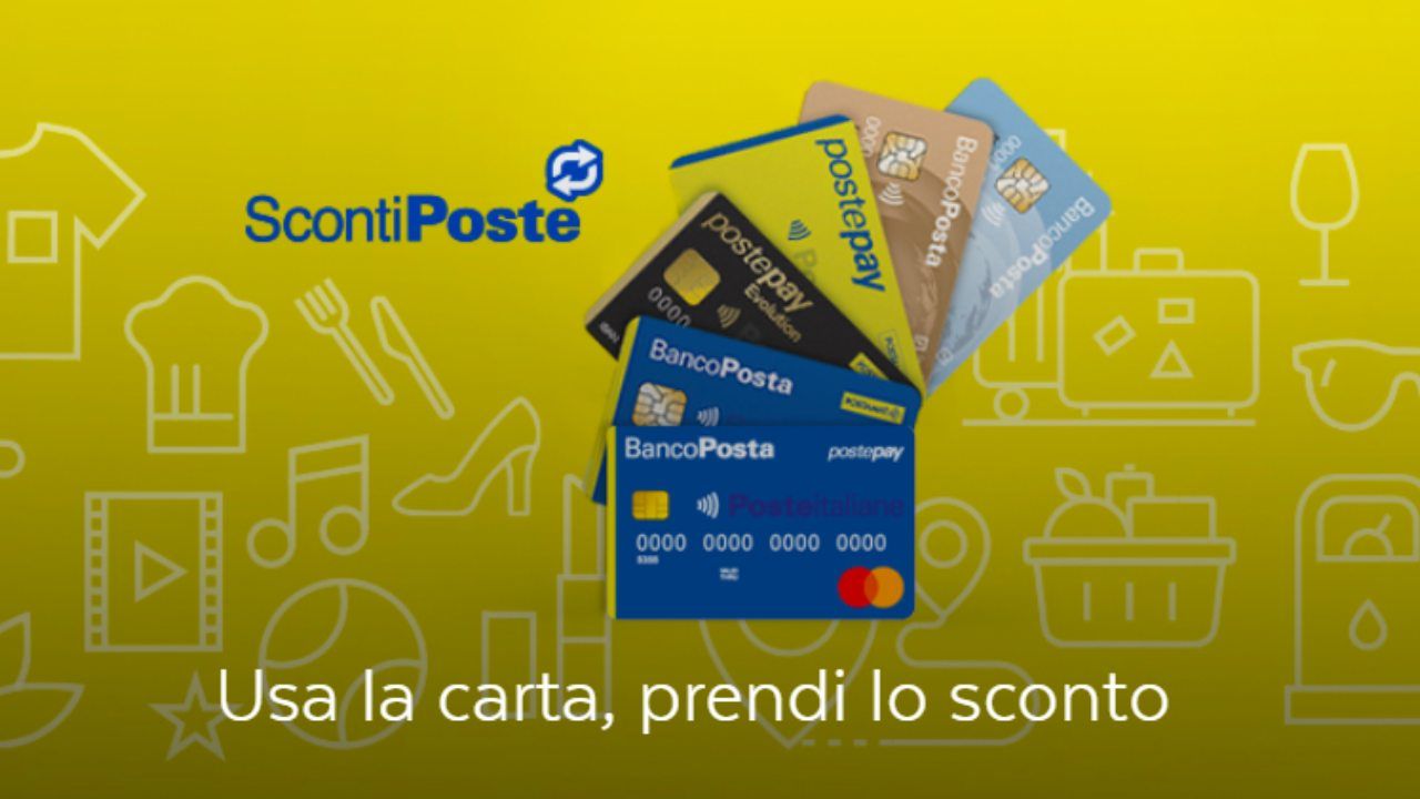 Sconti con BancoPoste e Postepey