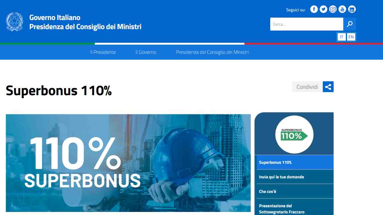 Superbonus 110 proroga