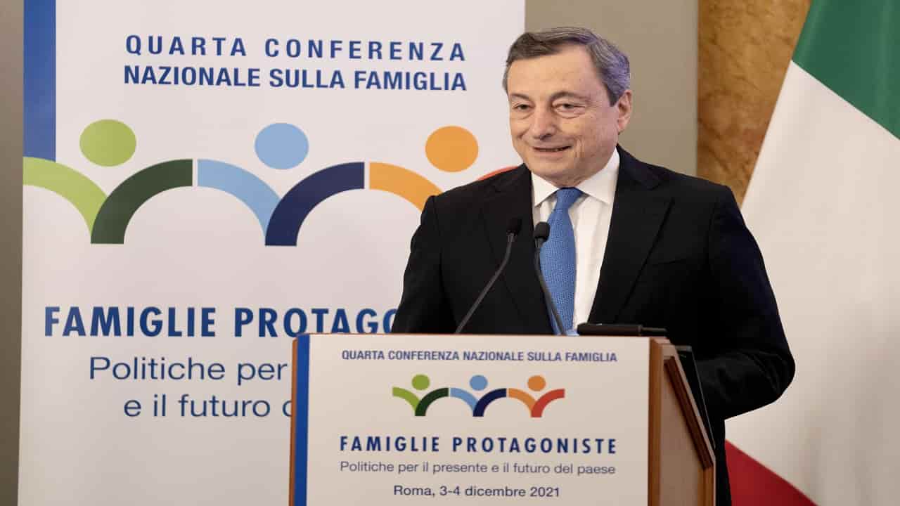 assegno unico mario draghi