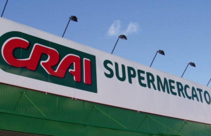 Il logo di un supermercato a marchio Crai