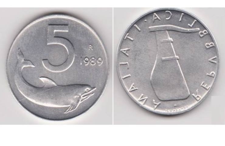 Le cinque lire Delfino