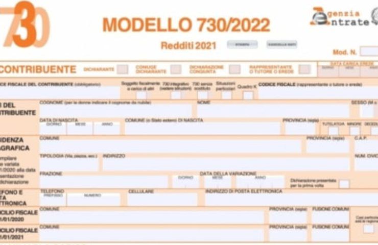 Dichiarazione dei Redditi 2022