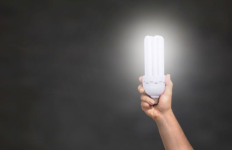 Una luce al led