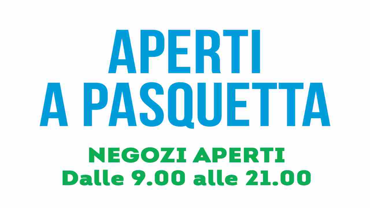 aperti pasquetta orari