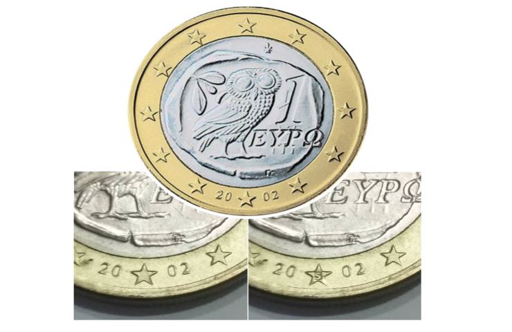 moneta due euro gufo