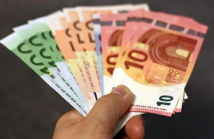 Delle banconote in euro