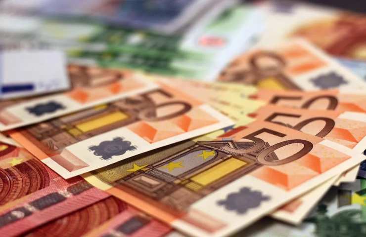 Delle banconote in euro