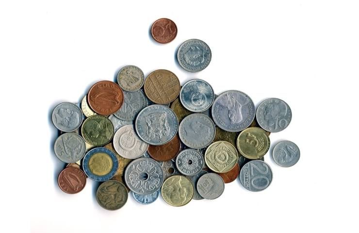 Diverse monete estere vecchie