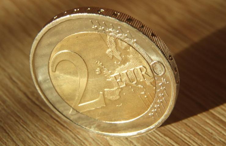 Moneta di 2 euro rara 