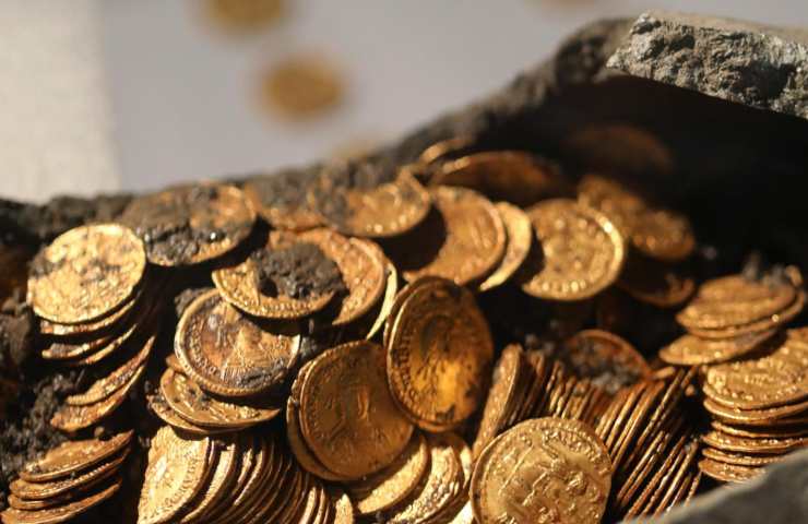 Antiche monete romane como