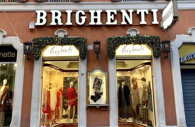 brighenti negozio roma chiude