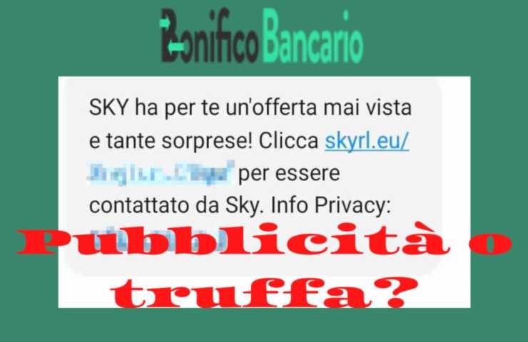 messaggio sky