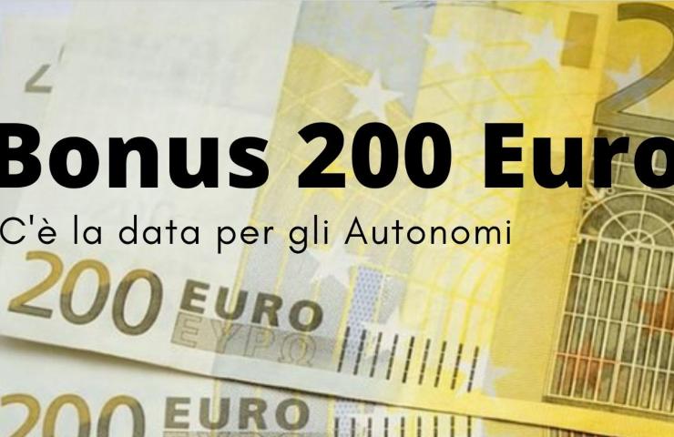 200 Euro Autonomi BonificoBancario 20220922