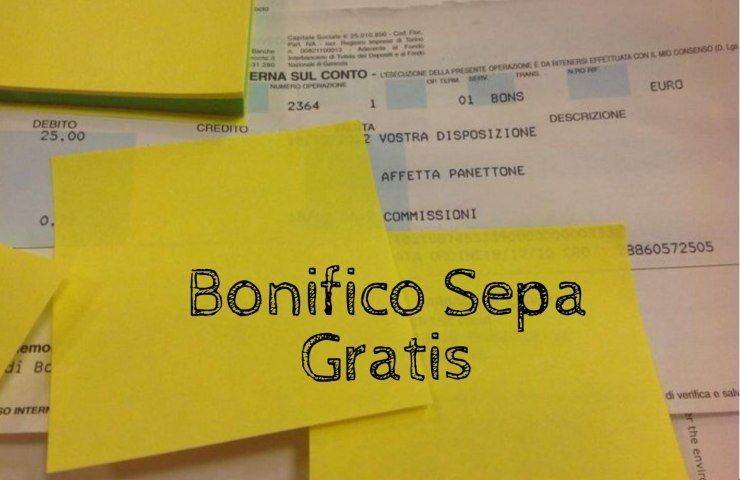 Bonifico Sepa BonificoBancario 20220917