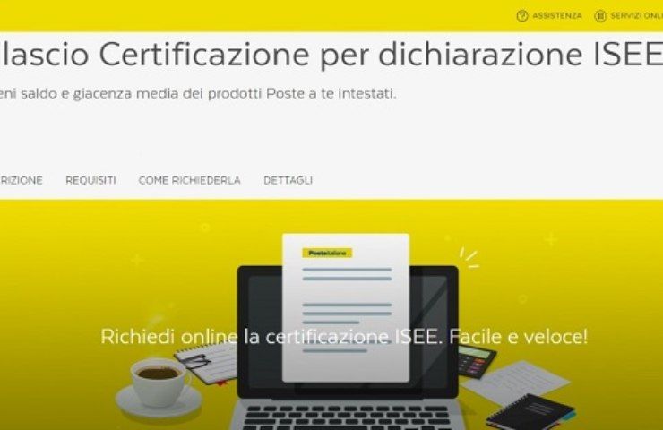 Certificazione ISEE BonificoBancario 20220907