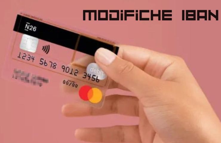 modifiche iban