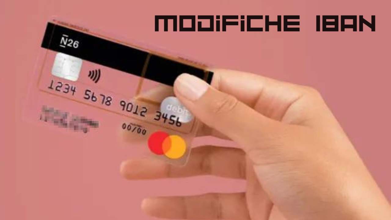 modifiche iban