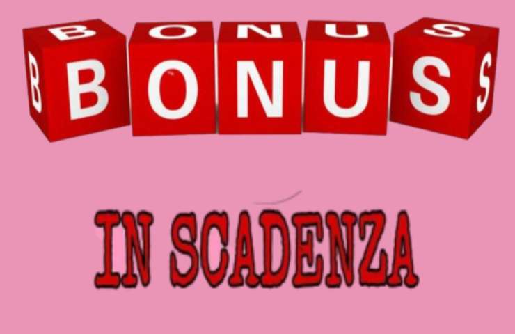 bonus in scadenza