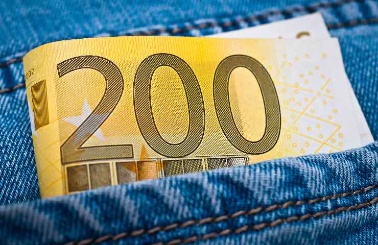 Bonus 200 Euro fino a fine anno