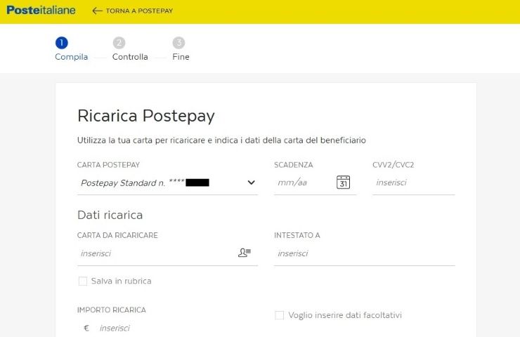 Molti non sanno che la Postepay si può ricaricare anche così