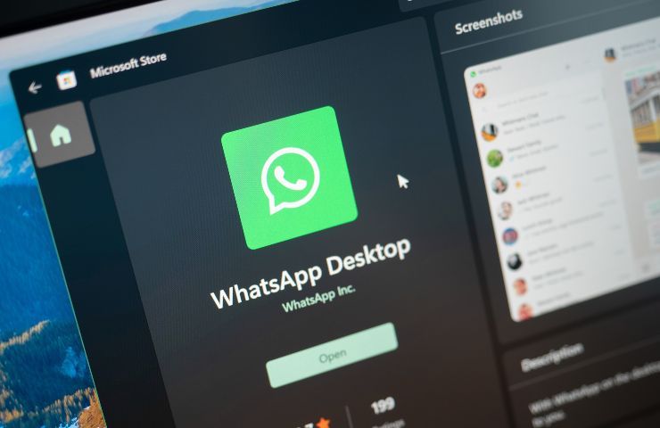 WhatsApp desktpo modalità