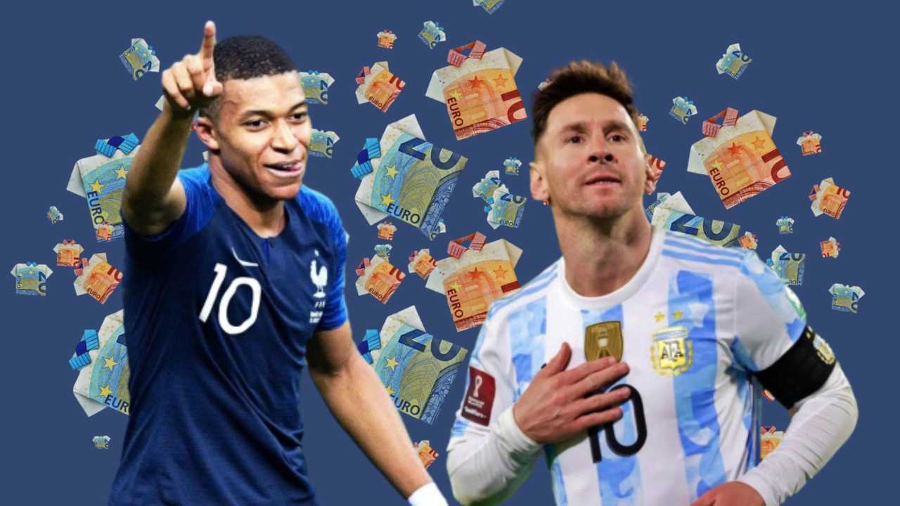 Francia Argentina quotazioni mercato giocatori nazionali