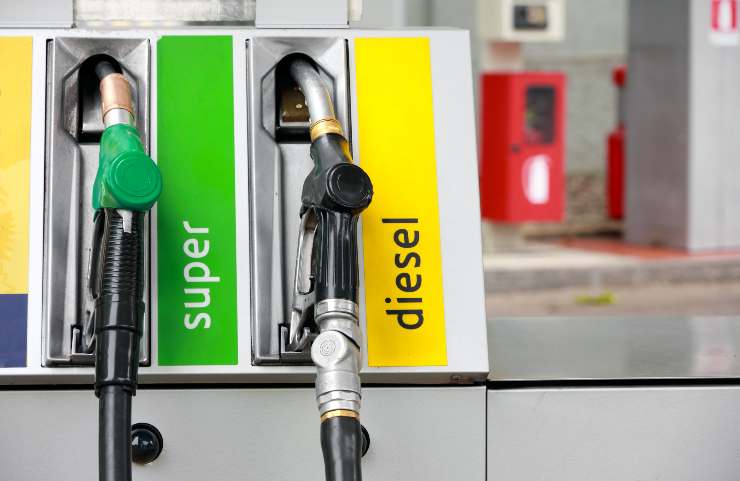 benzina diesel prezzi