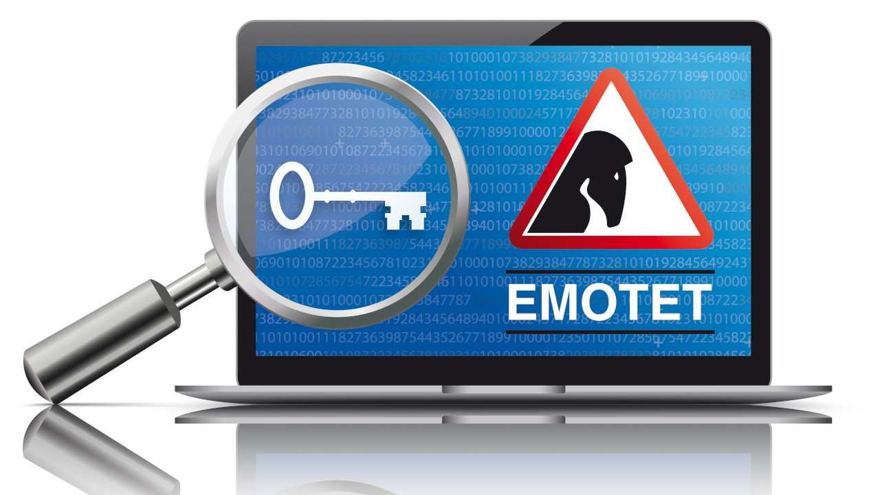 Emotet virus informatico ruba dati banca Google Chrome