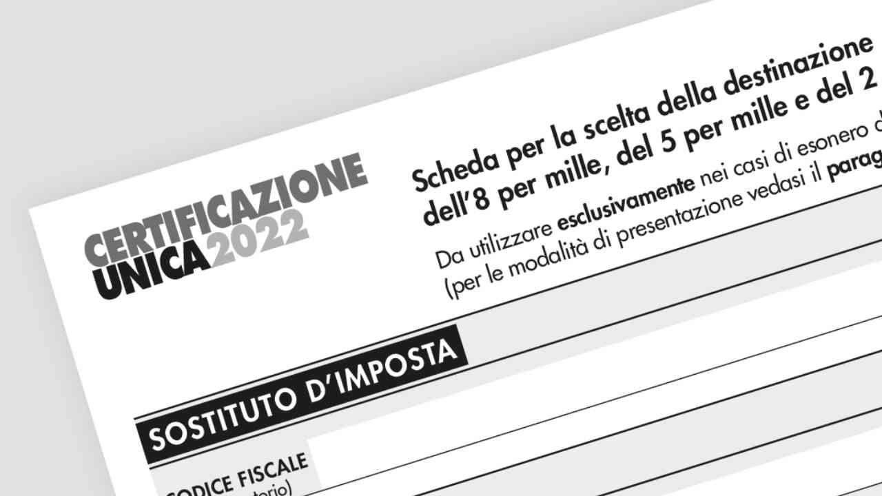 Certificazione Unica 2023 HOME bonificobancario.it 20230811
