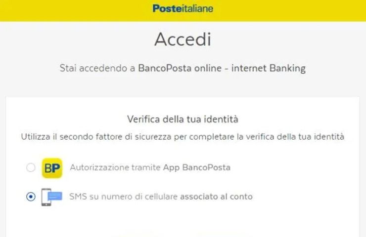 Poste Italiane bonifico