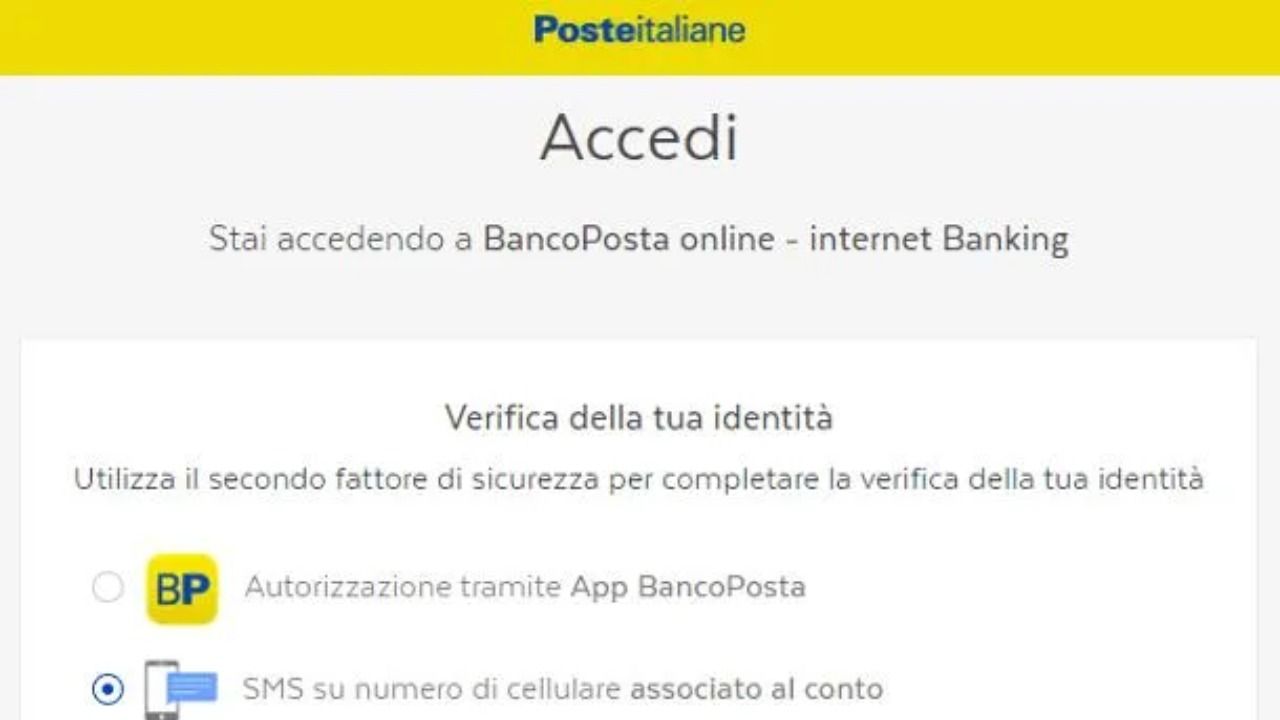 Poste Italiane bonifico