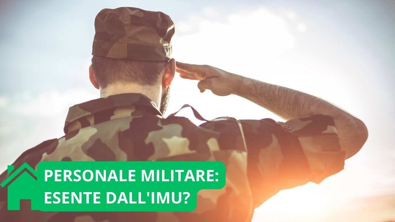 Esenzione IMU per militari