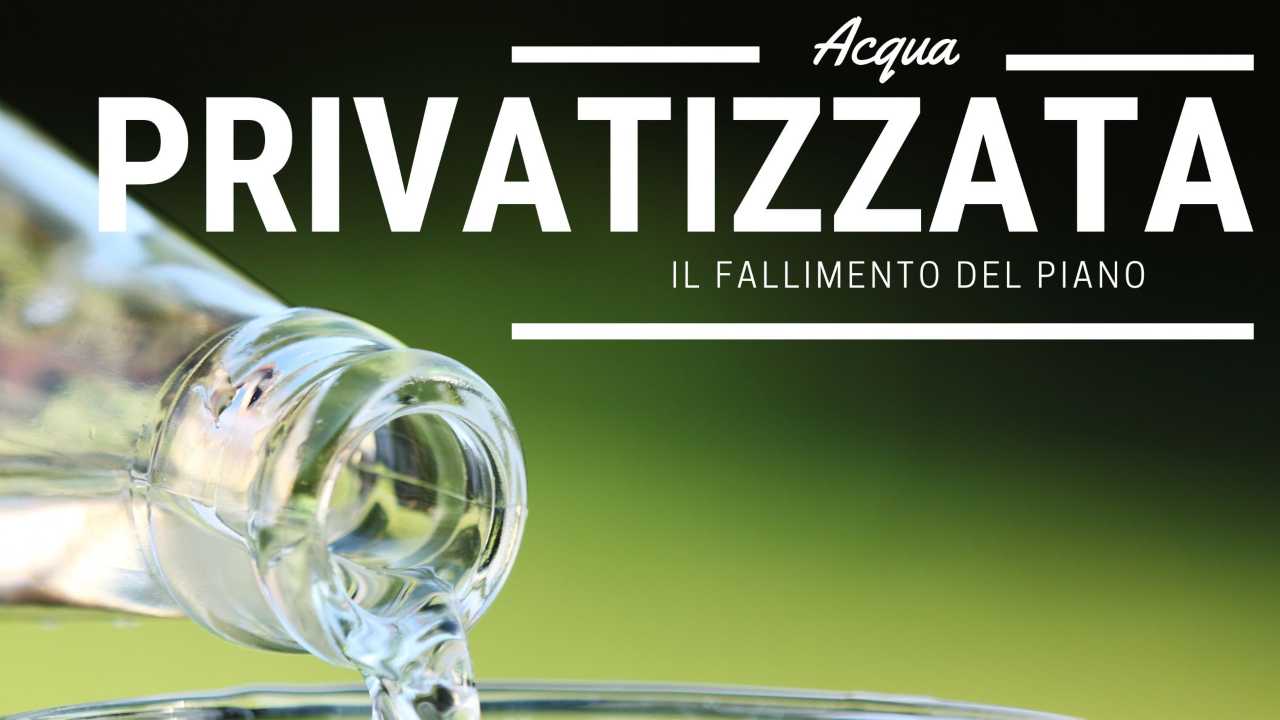 Acqua Privatizzata HOME bonificobancario.it 20230708