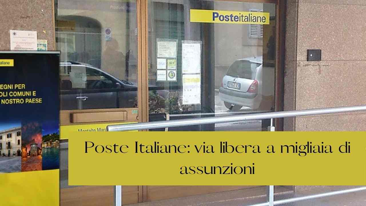 Assunzioni Poste Italiane - bonificobancario.it 20230712